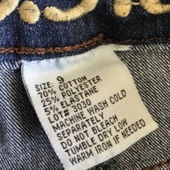 O.S.C. BOHO DENIM JEAN SHORTS - Picture 5 of 9